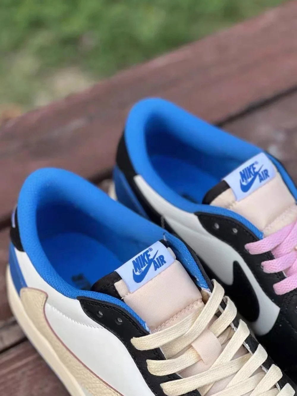 💕💕Fragment Design x Travis scott x Air Jordan 1 Retro Low